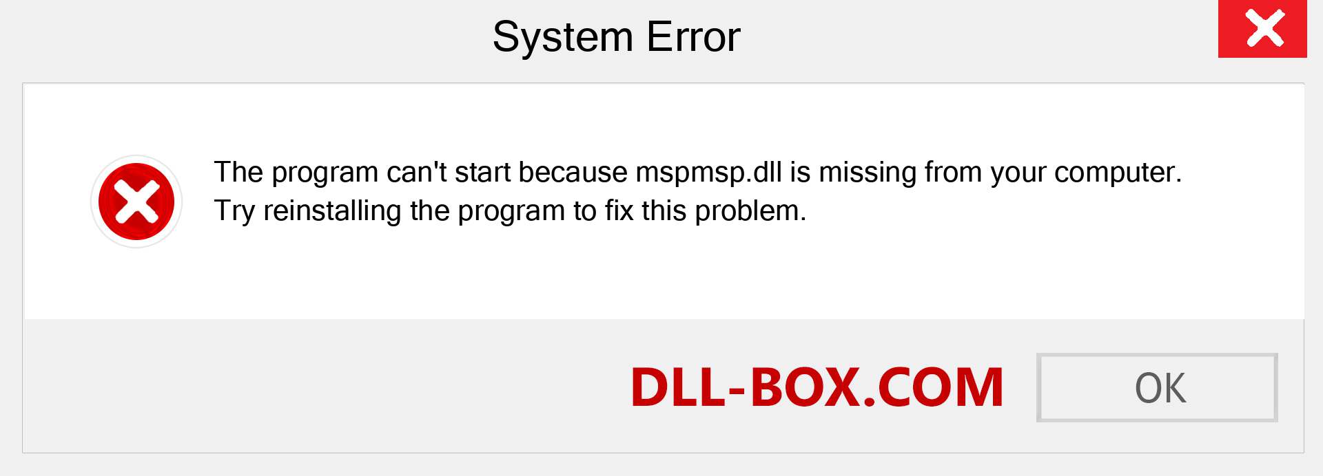  mspmsp.dll file is missing?. Download for Windows 7, 8, 10 - Fix  mspmsp dll Missing Error on Windows, photos, images
